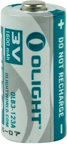 Литиевая батарея Olight CR123А 3.0V. 1600 mAh Литиевая батарея Olight CR123А 3.0V. 1600 mAh