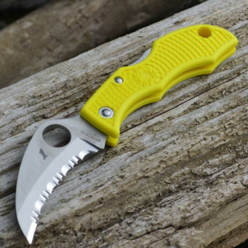 147 Spyderco Ladybug 3 Salt - LYLS3HB фото 7