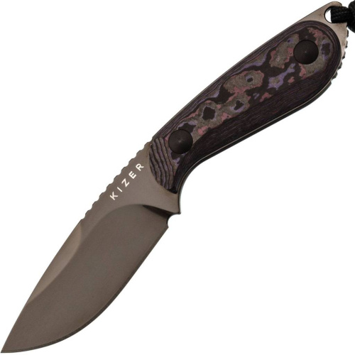 Туристический нож Kizer Buddy DLC сталь CPM-4V Туристический нож Kizer Buddy DLC сталь CPM-4V
