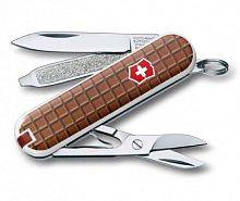 Мультиинструмент Victorinox Нож перочинный Victorinox Classic The Chocolate 0.6223.842 58мм 7 функций дизайн Шоколад