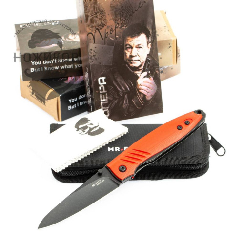Складной нож Mr.Blade Shot Blackwash Red фото 12