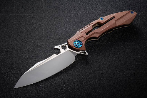 Складной нож Rikeknife M3 brown фото 12
