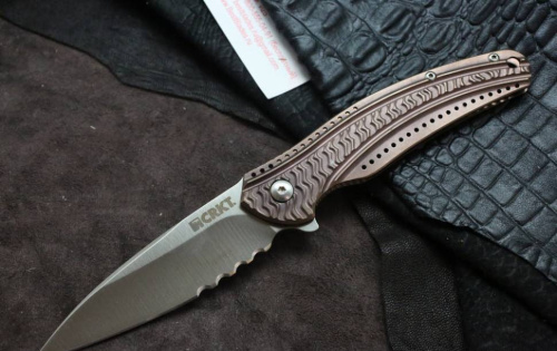 Складной нож CRKT Ripple Bronze Combo фото 4 Складной нож CRKT Ripple Bronze Combo фото 4
