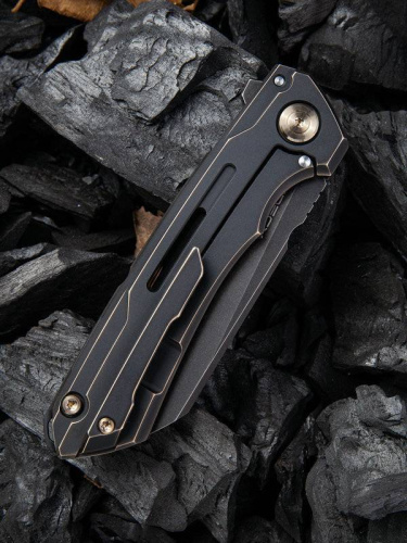Складной нож WE Knife Mini Buster Antique Bronze фото 6 Складной нож WE Knife Mini Buster Antique Bronze фото 6