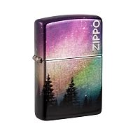 Зажигалка ZIPPO Colorful Sky с покрытием 540 Tumbled Chrome