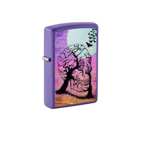 499 ZIPPO ZIPPO Skull Treeпокрытием Purple Matte 499 ZIPPO ZIPPO Skull Treeпокрытием Purple Matte