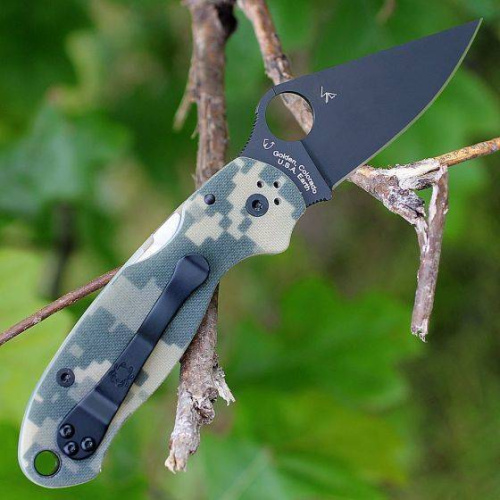 Складной нож Spyderco Para 3 - 223GPCMOBK фото 2 Складной нож Spyderco Para 3 - 223GPCMOBK фото 2