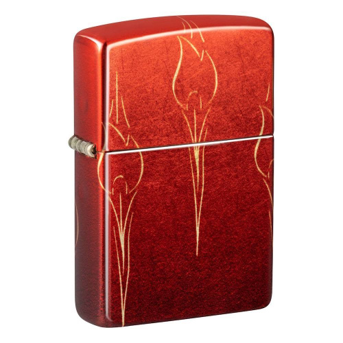 499 ZIPPO Ombre Flames 540 Tumbled Brass